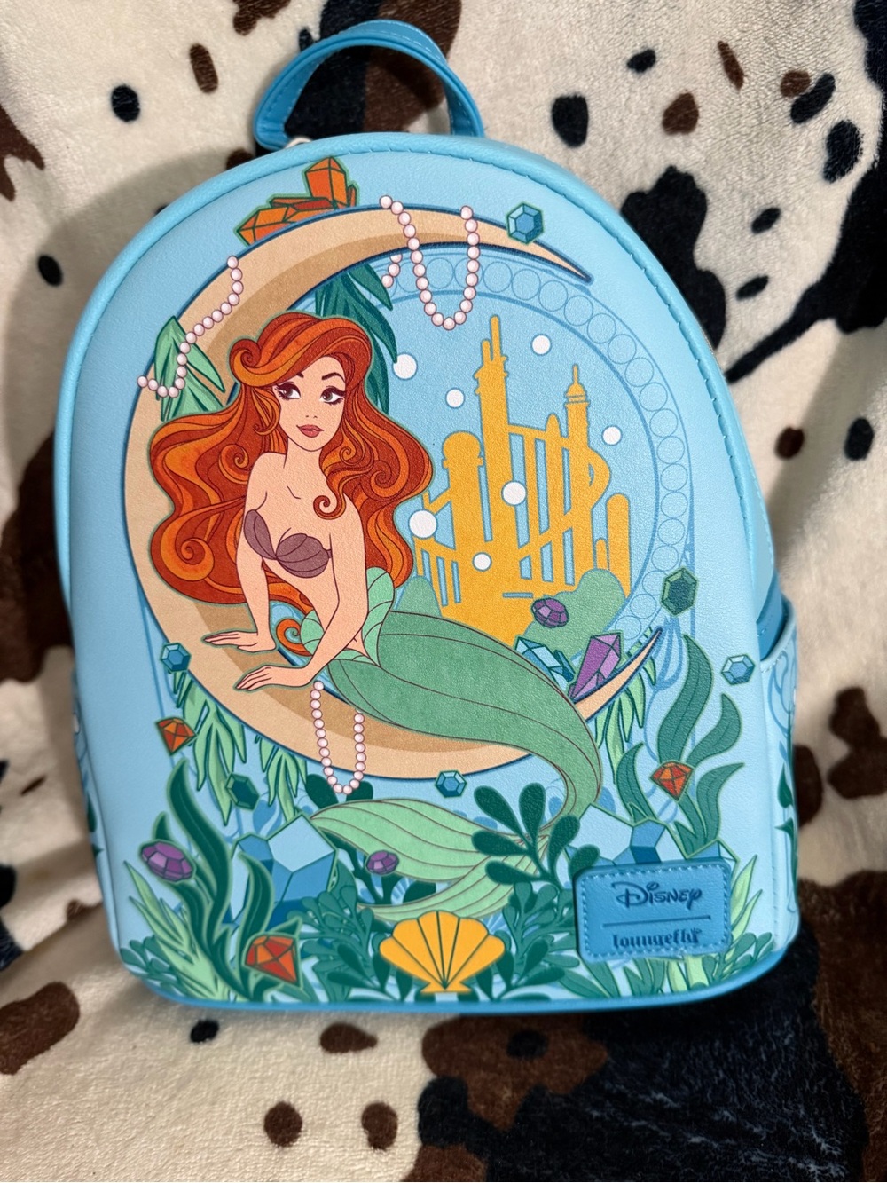 Disney Ariel Blue Mini Backpack - Loungefly
